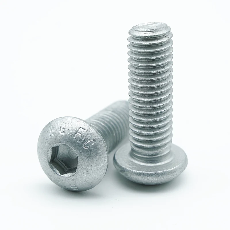 Dacromet estalitako hexaren socket botoiaren buru torlojuak