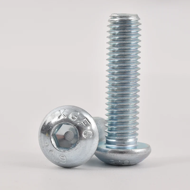 Galvanized Hex Socket botoiaren buru torlojuak