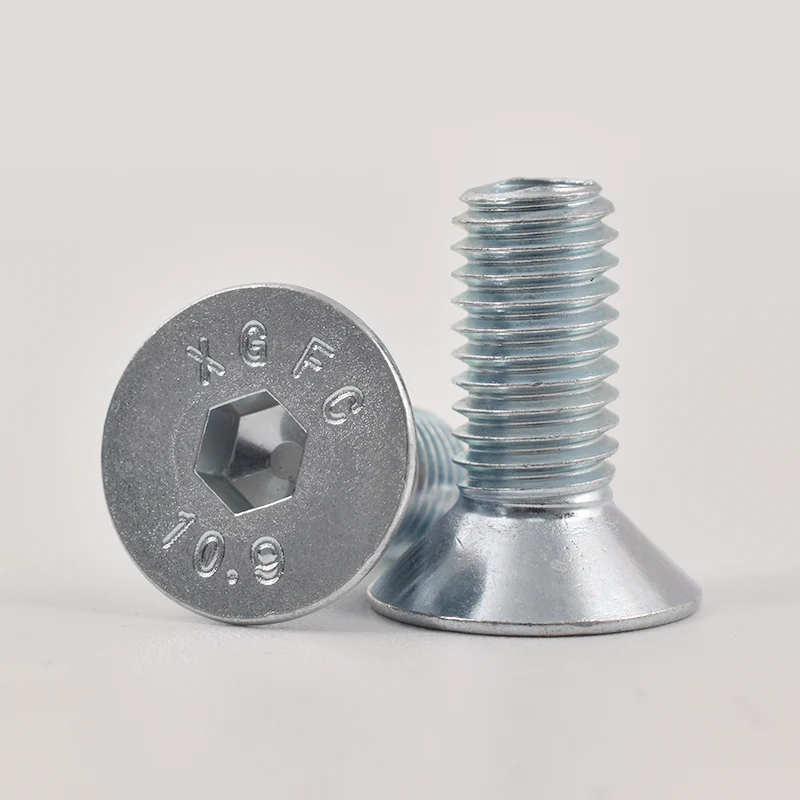 Galvanized Hex Socket Countersunk buruko torlojuak