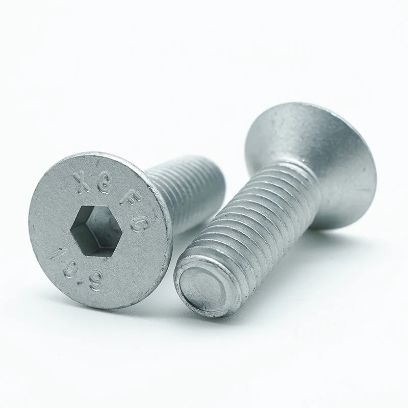 Dacromet-coated Hex Socket Countersunk Head Cap Screws